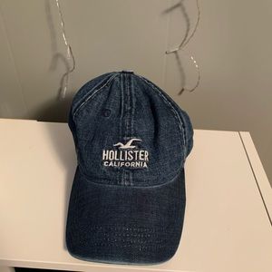 Denim Hollister hat